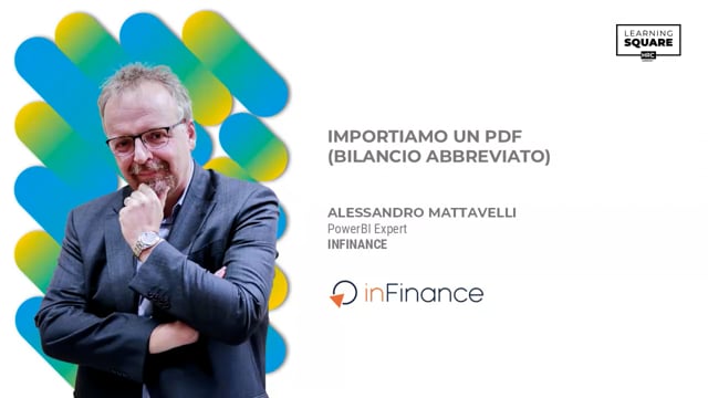 Importiamo un pdf INFINANCE